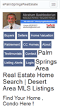 Mobile Screenshot of epalmspringsrealestate.com